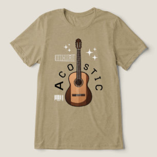 Ästhetisches Akustikgitarren-T-Shirt Tri-Blend Shirt