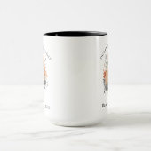 Ästhetisches Aquarell-Boho-Geschenk zum ersten Vat Tasse (Zentrum)