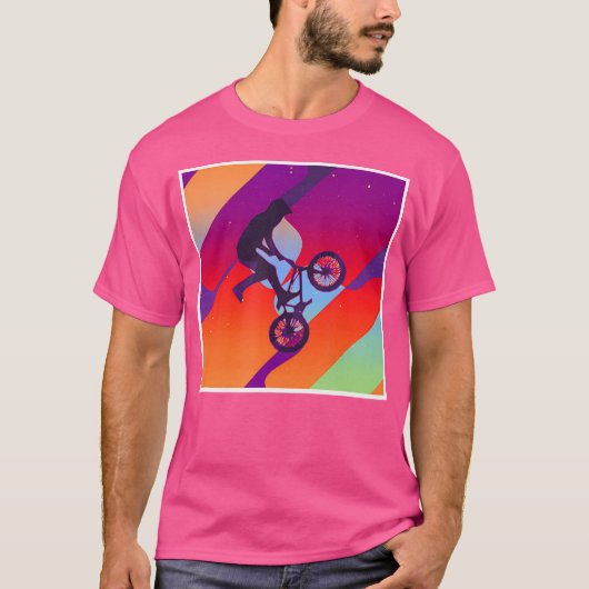 Ästhetisches Bmx T-Shirt (Vorderseite)