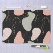 Ästhetisches Boho Geometrie-Muster für Bio Formen Seidenpapier (Handwerk)