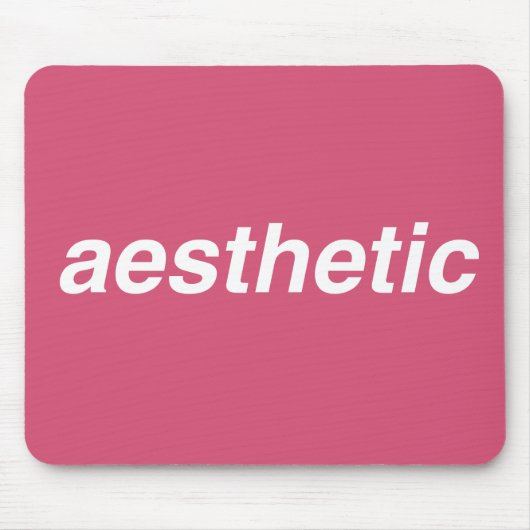 Ästhetisches Computing Pad Mousepad (Vorne)