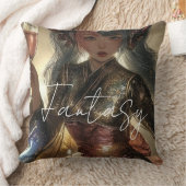 Ästhetisches / Dark Fantasy Mädchen Kissen (Decke)