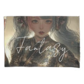 Ästhetisches / Dark Fantasy Mädchen Kissenbezug (Vorderseite)
