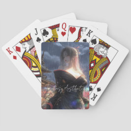 Ästhetisches / Dark Fantasy Mädchen Spielkarten