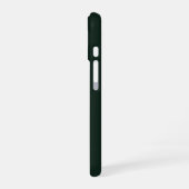 Ästhetisches Deep Forest Green iPhone 16 Case | Mi Hülle (Linke Seite)