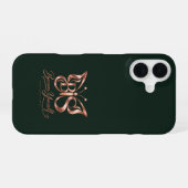 Ästhetisches Deep Forest Green iPhone 16 Case | Mi Hülle (Rückseite (Horizontal))
