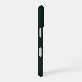 Ästhetisches Deep Forest Green iPhone 16 Case | Mi Hülle (Rechte Seite)