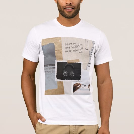 ästhetisches Design für Männer T-Shirt (Vorderseite)