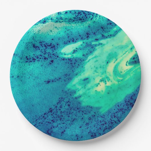 ästhetisches Design Pappteller (Vorderseite)