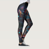 Ästhetisches Design Schöne eklektische farbenfroh Leggings (Rechts)