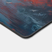 Ästhetisches Desktop - Landschaftliche Rote Bäume  Schreibtischunterlage (Ecke)