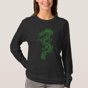 Ästhetisches Drachenoberdrachen-Kanji T-Shirt