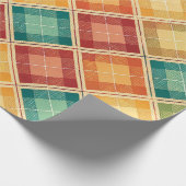 Ästhetisches Feiertags-Karopapier Geschenkpapier (Ecke)