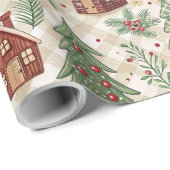 Ästhetisches Ferien-Karo-Geschenkpapier Geschenkpapier (Rolleneckpunkt)