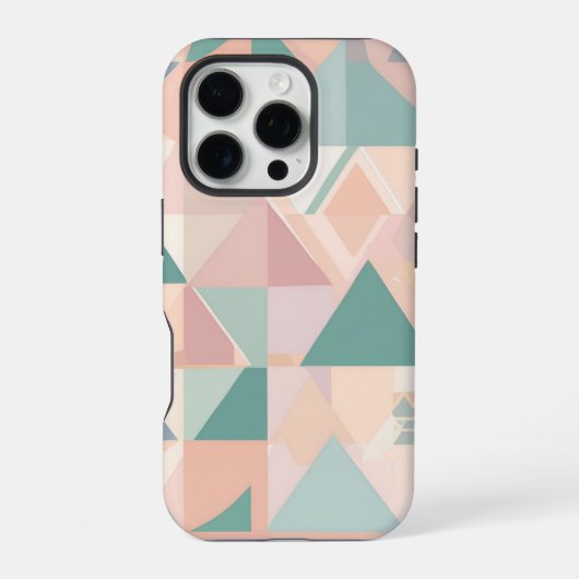🔷 "Ästhetisches geometrisches Design" 🔶 iPhone Hülle (Rückseite)
