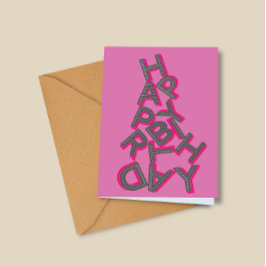 Ästhetisches Glück Geburtstag Persönliche Grußkart Feiertagskarte