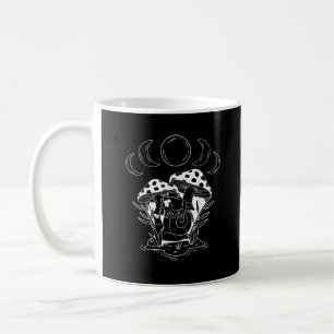 Ästhetisches Goblincore- und Cottagecore-Pilz-Arti Kaffeetasse