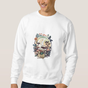Ästhetisches Goblincore und Cottagecore Pilz-Kalm Sweatshirt
