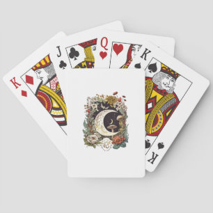 Ästhetisches Goblincore und Cottagecore Pilz Traum Spielkarten
