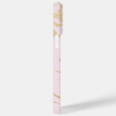 Ästhetisches Gold Marmor Rosa Rosa Case-Mate iPhone Hülle (Rückseite / Rechts)