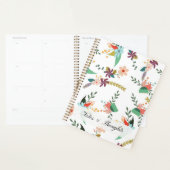 Ästhetisches Herbst-Blumenmuster Planer mit indivi (Anzeige)