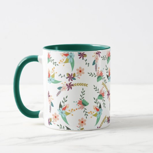 Ästhetisches Herbstblumenmuster-Tassimo mit zwei T Tasse (Links)