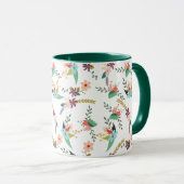 Ästhetisches Herbstblumenmuster-Tassimo mit zwei T Tasse (VorderseiteRechts)