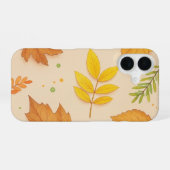 Ästhetisches Herbstlaub iPhone 16 Case Hülle (Rückseite (Horizontal))