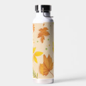 "Ästhetisches Herbstlaub-Muster-Wasserflasche"  Trinkflasche (Links)