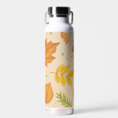 "Ästhetisches Herbstlaub-Muster-Wasserflasche"  Trinkflasche (Vorne)
