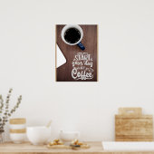 Ästhetisches Kaffeepopster Poster (Küche)