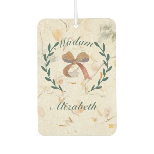 Ästhetisches Kraft-Papier für Blume Autolufterfrischer (Vorderseite)