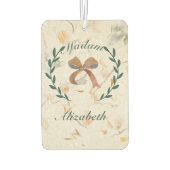 Ästhetisches Kraft-Papier für Blume Autolufterfrischer (Rückseite)