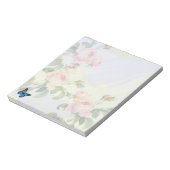 ästhetisches, kurzatmiges rosa Design Notizblock (Rotiert)