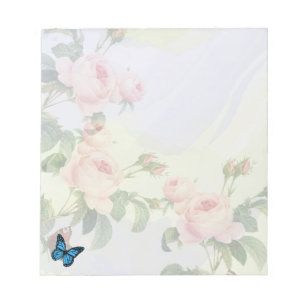 ästhetisches, kurzatmiges rosa Design Notizblock