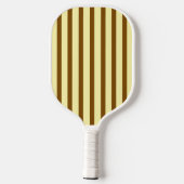 Ästhetisches Medium Brown Streifen Pickleball Padd Pickleball Schläger (Rückseite)