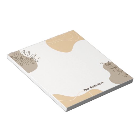 ästhetisches Memo Notizblock (angewinkelt)