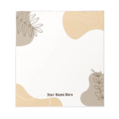 ästhetisches Memo Notizblock (Vorderseite)