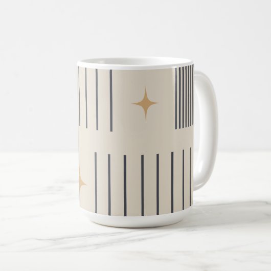 ästhetisches Minimaldesign Kaffeetasse (VorderseiteRechts)