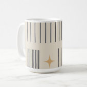 ästhetisches Minimaldesign Kaffeetasse (Vorderseite Links)