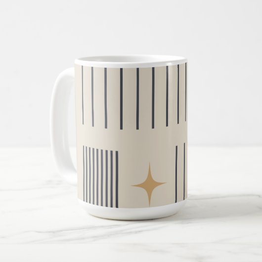 ästhetisches Minimaldesign Kaffeetasse (Vorderseite Links)