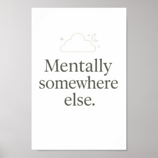 Ästhetisches minimalistisches Wandposter – nachvol Poster