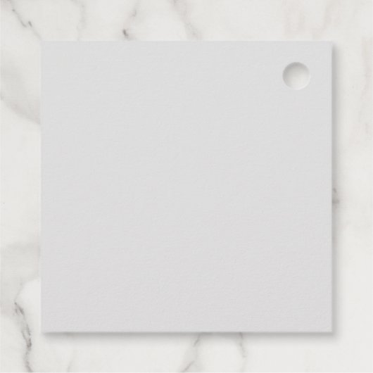 Ästhetisches Modernes Brautparty Klassisches Golde Geschenkanhänger (Rückseite)