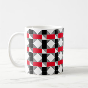ästhetisches, modernes geometrisches Muster w Kaffeetasse