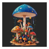 Ästhetisches Mushroom-Shirt | Pilzsaal Poster (Vorderseite)
