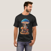 Ästhetisches Mushroom-Shirt | Pilzsaal T-Shirt (Vorne ganz)