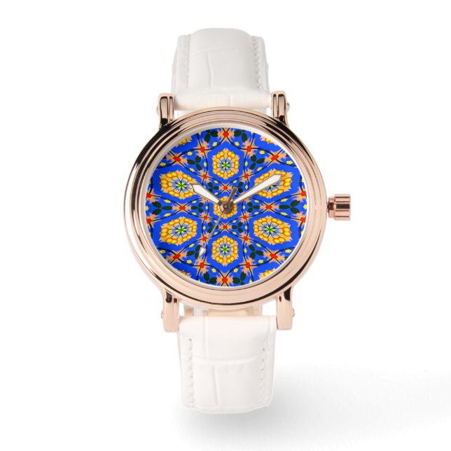Ästhetisches Muster Armbanduhr (Vorderseite)