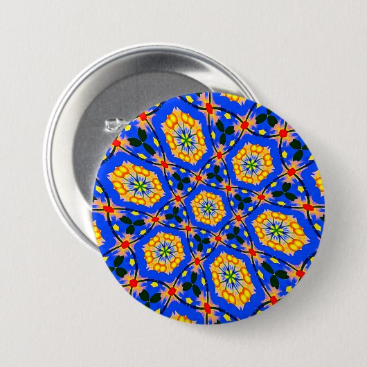 Ästhetisches Muster Button (Vorne & Hinten)