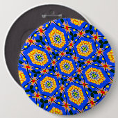 Ästhetisches Muster Button (Vorne & Hinten)