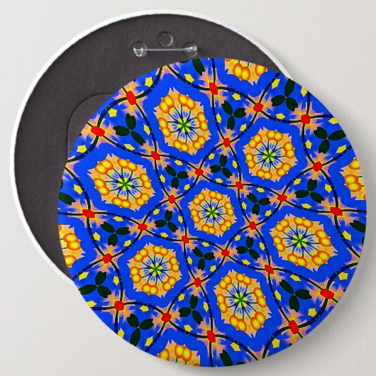 Ästhetisches Muster Button (Vorne & Hinten)